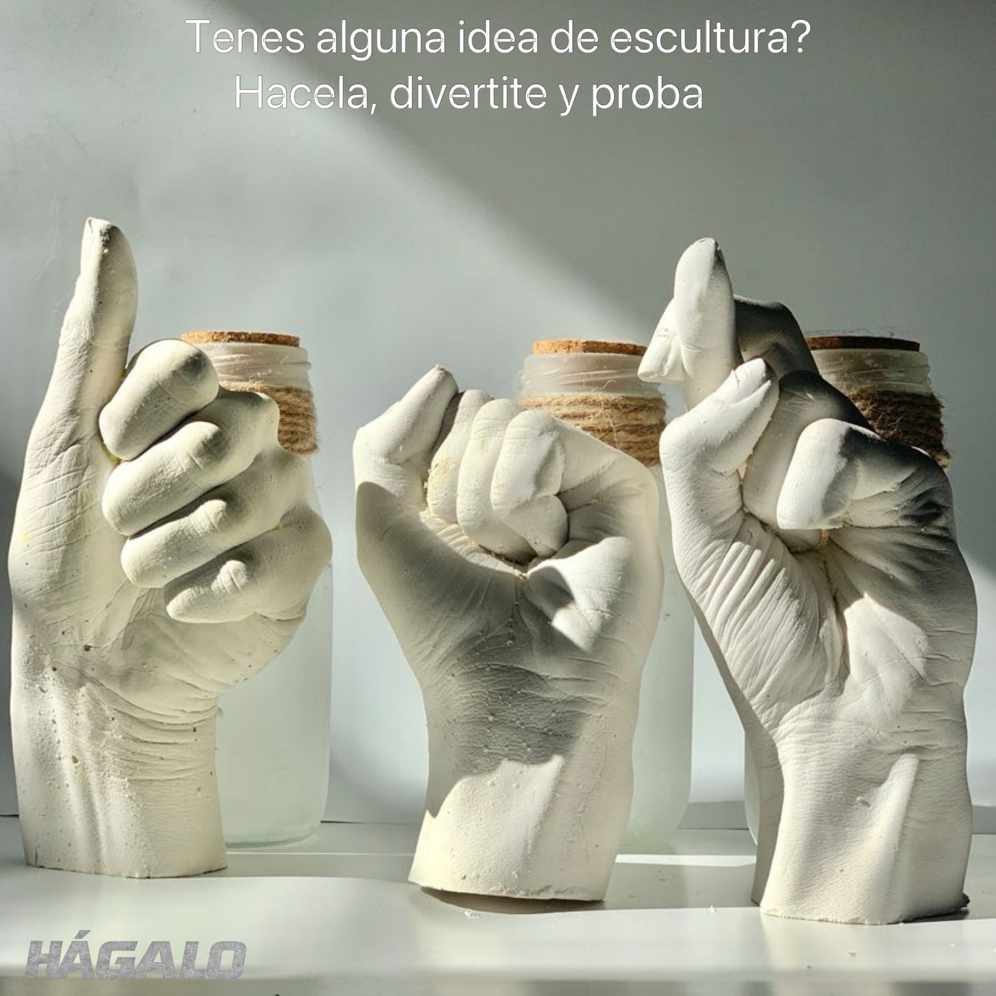 Kit Escultura Flor a Mano