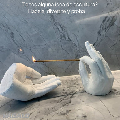 Kit Escultura Flor a Mano